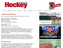 Tablet Screenshot of hockey-zeitung.de